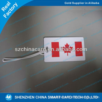 High quality! Best selling product PVC card plastic luggage tags